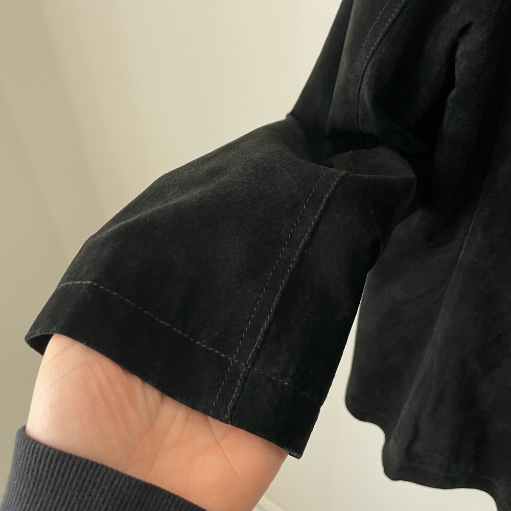 Danier Black Suede Women's Blazer - Picture 9 of 11